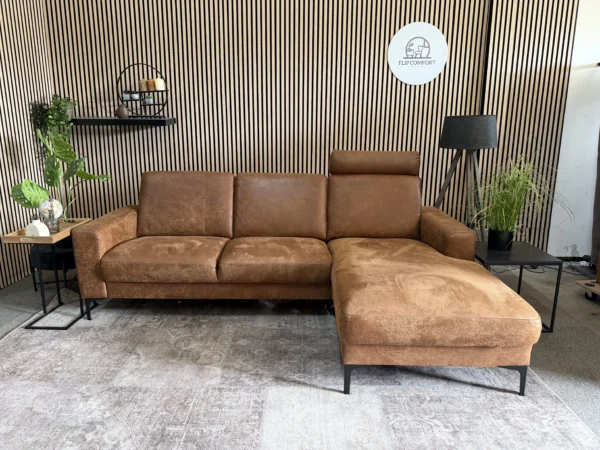Gave cognac hoekbank! 245x165